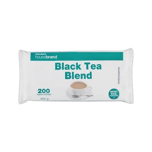 checkers housebrand tagless ceylon teabags 200 pack