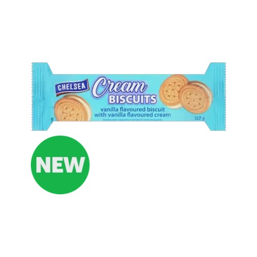Chelsea Vanilla Flavoured Cream Biscuits 127g