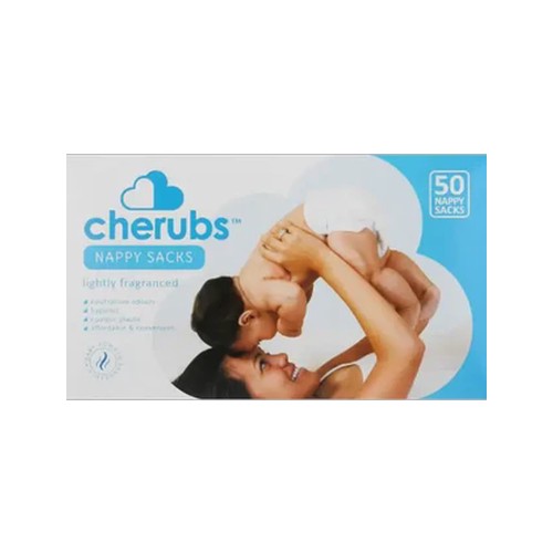 Cherubs Lightly Fragranced Nappy Sacks 50 Pack