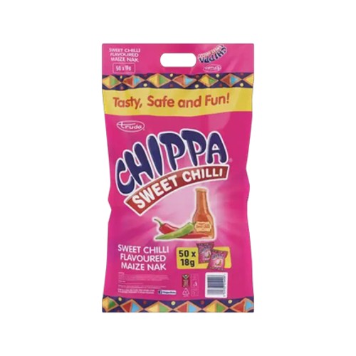 Chippa Sweet Chilli Flavoured Maize Naks 50 x 18g