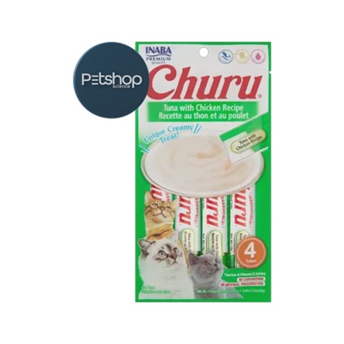 churu tuna with chicken recipe cat treats 4 x 14g