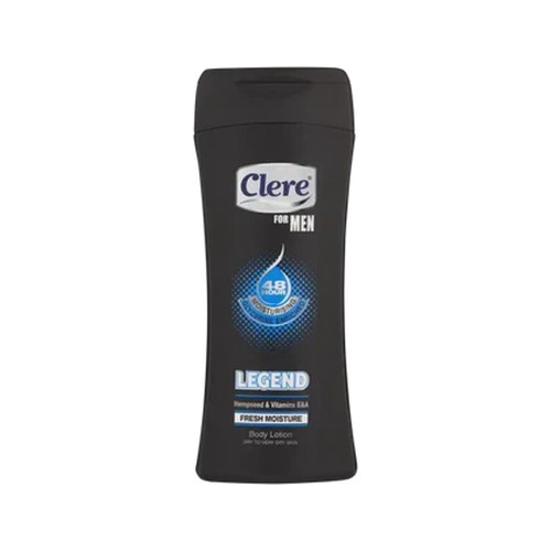 clere for men legend fresh moisture dry to very dry skin body lotion bottle 400ml