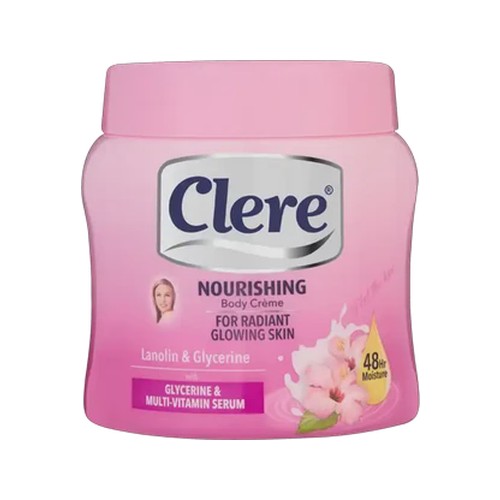 clere nourishing lanolin & glycerine body creme 300ml