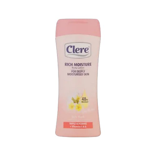 clere triple glycerine enriched rich musk luxurious body lotion bottle 400ml