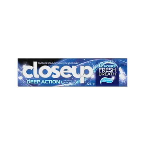 close up cool breeze deep action whitening toothpaste 125g