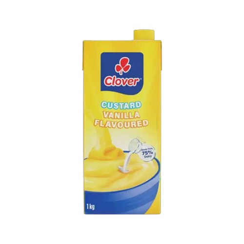 clover classic vanilla flavoured custard 1l