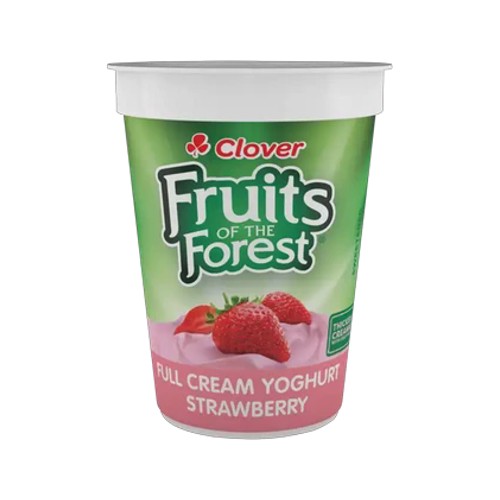 Clover Fruits of the Forest Strawberry Full Cream Yoghurt 150g