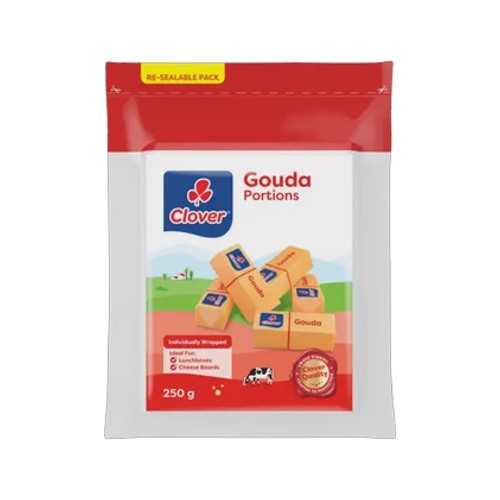 clover gouda portions 250g