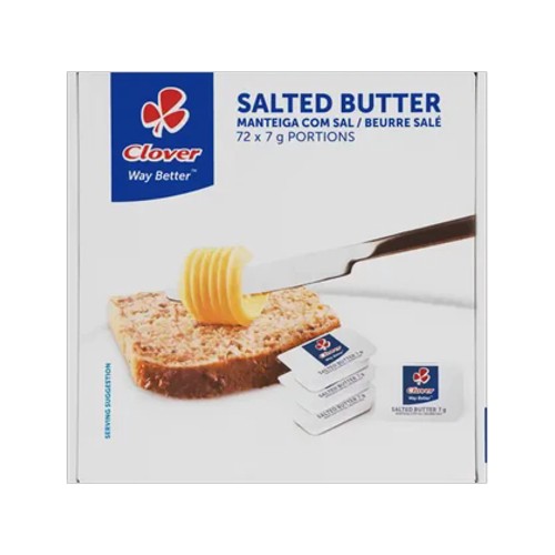 clover mini salted butter tubs 72 x 7g