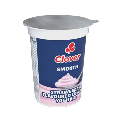 Clover Strawberry Flavoured Low Fat Smooth Yoghurt 150g