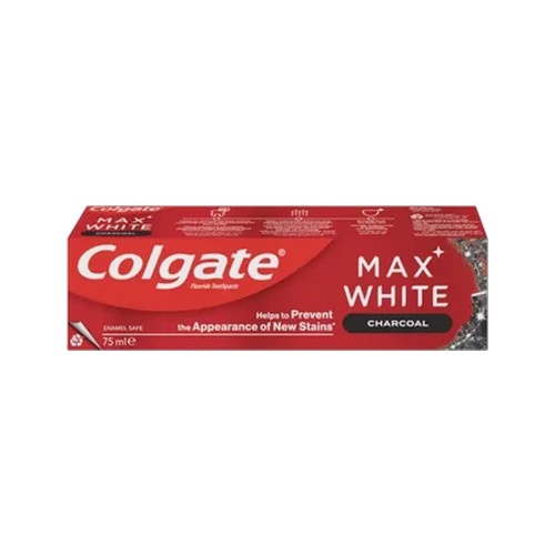 colgate max white charcoal fluoride toothpaste 75ml