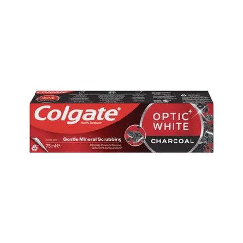 colgate optic white charcoal whitening toothpaste 75ml