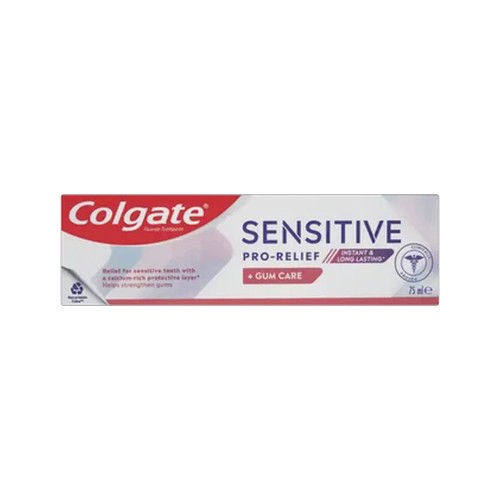 colgate sensitive pro-relief gum care fluoride toothpaste 75ml
