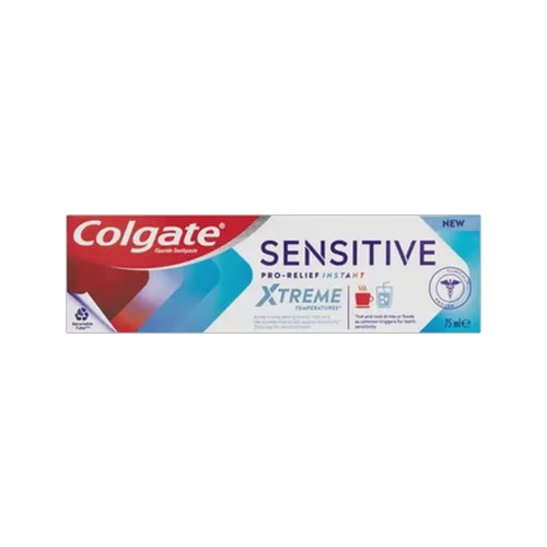 colgate sensitive pro-relief xtreme temperatures fluoride toothpaste 75ml