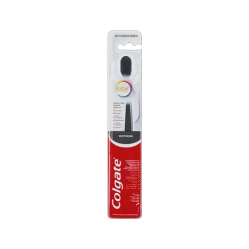 colgate total active prevention black soft whitening toothbrush