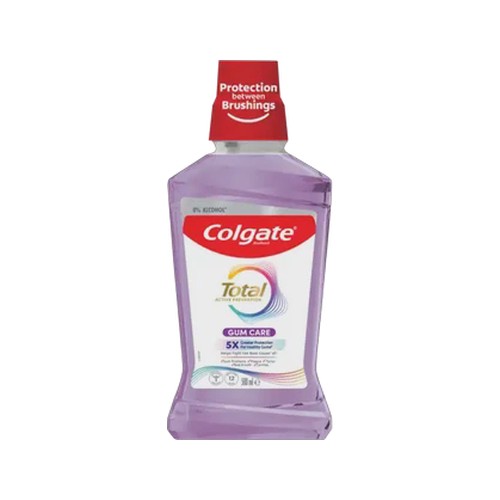 colgate total active prevention gum care mouthwash 500ml