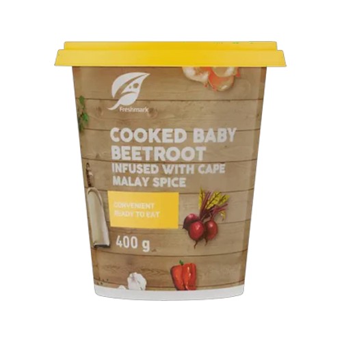 cooked baby beetroot infused with cape malay spice 400g