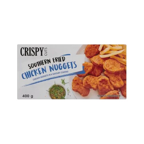Crispy Cuts Frozen Southern Fried Chicken Nuggets 400g
