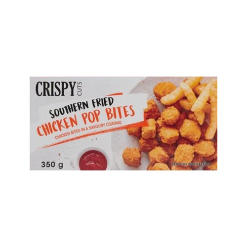 Crispy Cuts Frozen Southern Fried Chicken Pop Bites 350g
