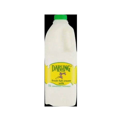 darling fresh full cream milk bottle 2l