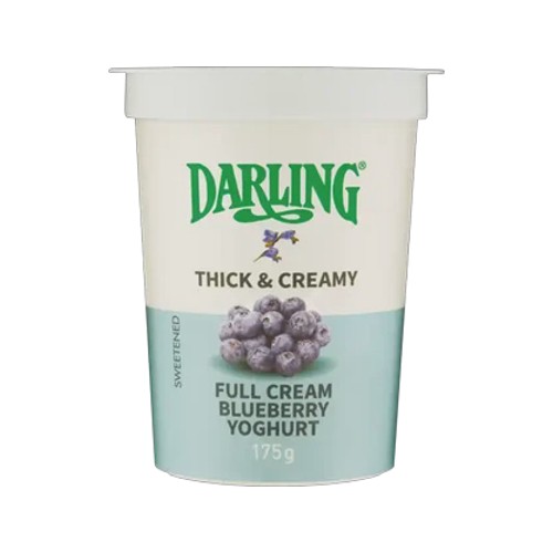 Darling Thick & Creamy Blueberry Full Cream Yoghurt 175g