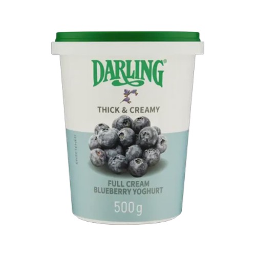 Darling Thick & Creamy Blueberry Full Cream Yoghurt 500g
