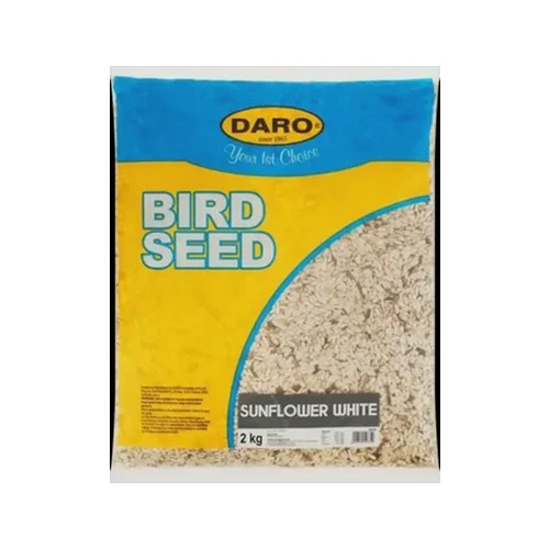 Daro White Sunflower Bird Seed 2kg
