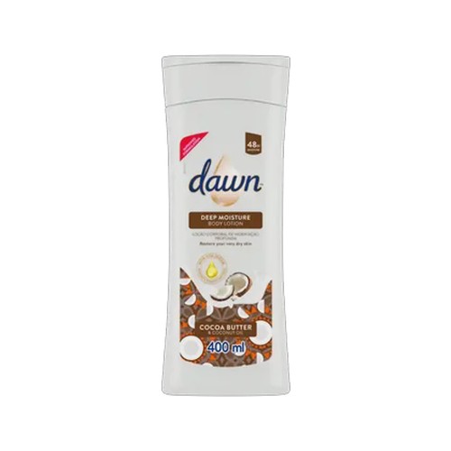 dawn cocoa butter deep moisture body lotion 400ml