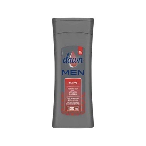 dawn men active body lotion 400ml