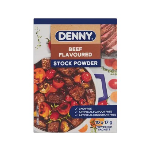 Denny Beef Flavoured Stock Powder 10 x 17g