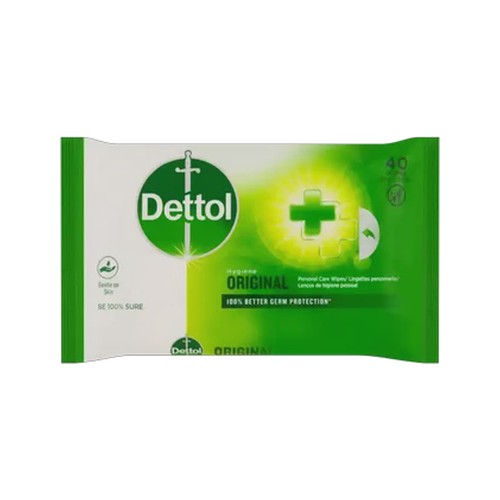 dettol original personal care hygiene wipes 40 pack