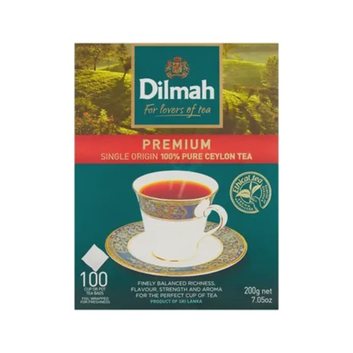 Dilmah Premium Ceylon Tea Bags 100 Pack