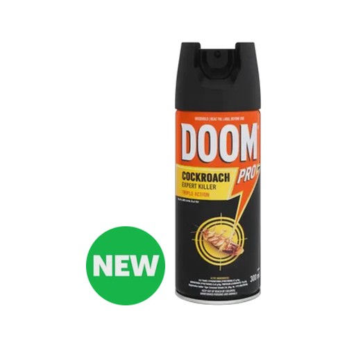 doom pro triple action cockroach expert killer 300ml