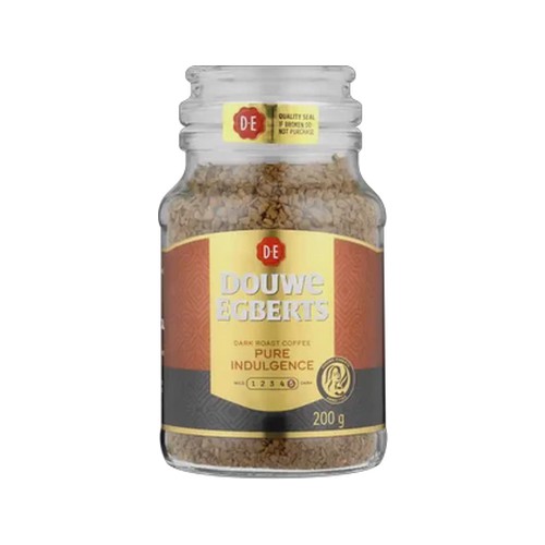 douwe egberts pure indulgence instant coffee 200g