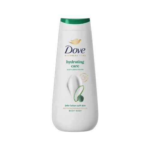 dove advanced care hydrating care body wash 400ml
