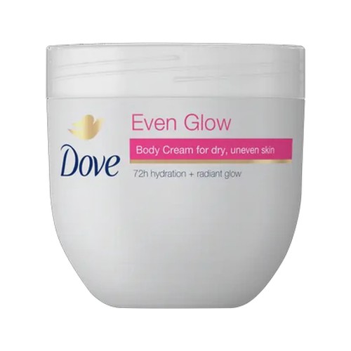 dove even glow body cream 400ml