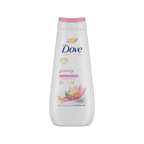 dove glowing shower gel 400ml