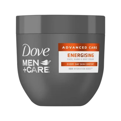 dove mencare energising advanced care body cream 400ml