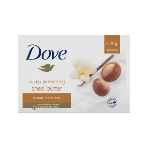 dove purely pampering shea butter beauty cream bar 4 x 90g
