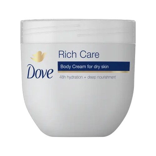 dove rich care body cream 400ml