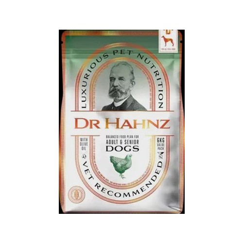 Dr Hahnz Chicken & Broccoli Flavoured Dog Food 6kg