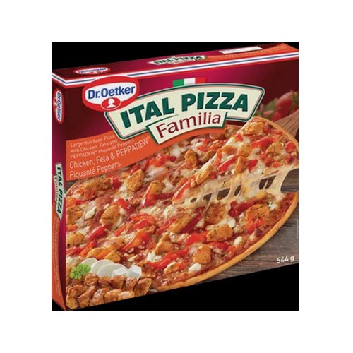 Dr. Oetker Frozen Ital Chicken, Feta and Peppadew Pizza 544g
