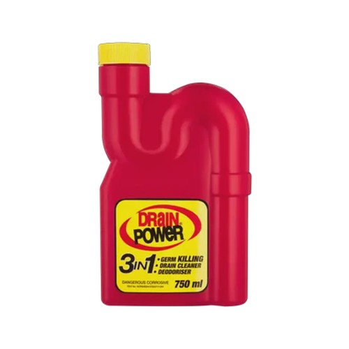 drain power 3-in-1 drain cleaner & deodoriser liquid 750ml