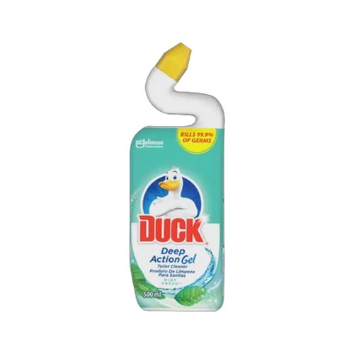 duck deep action gel mint fresh toilet cleaner 500ml