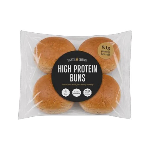 Earth Origin High Protein Buns 4-pack