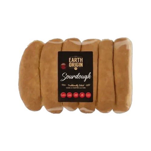 earth origin sourdough hotdog rolls 6-pack