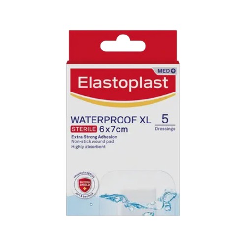 elastoplast xl waterproof dressings 5 pack