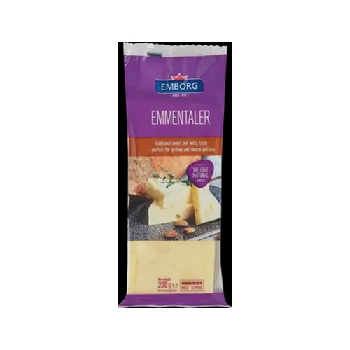 Emborg Emmentaler Cheese 200g