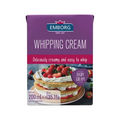 emborg whipping cream 200ml