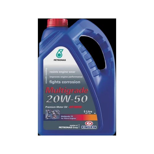Engen Multigrade 20W-50 Premium Motor Oil 5L